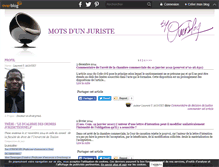 Tablet Screenshot of motsdunjuriste.fr
